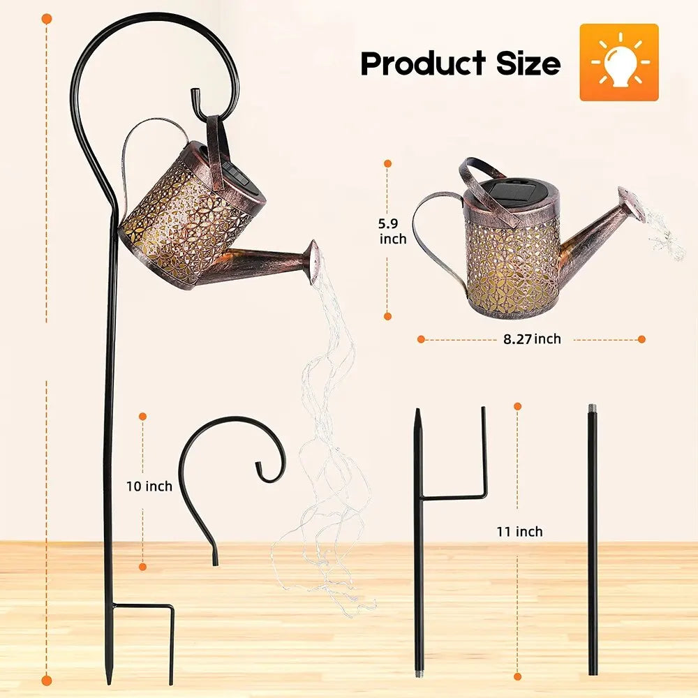 LED Solar Watering Can