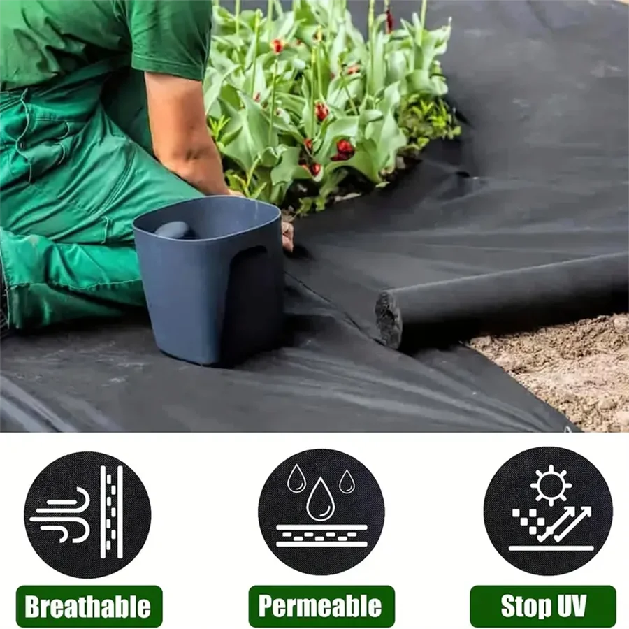 Garden Landscape Fabric Weed Barrier Heavy Duty