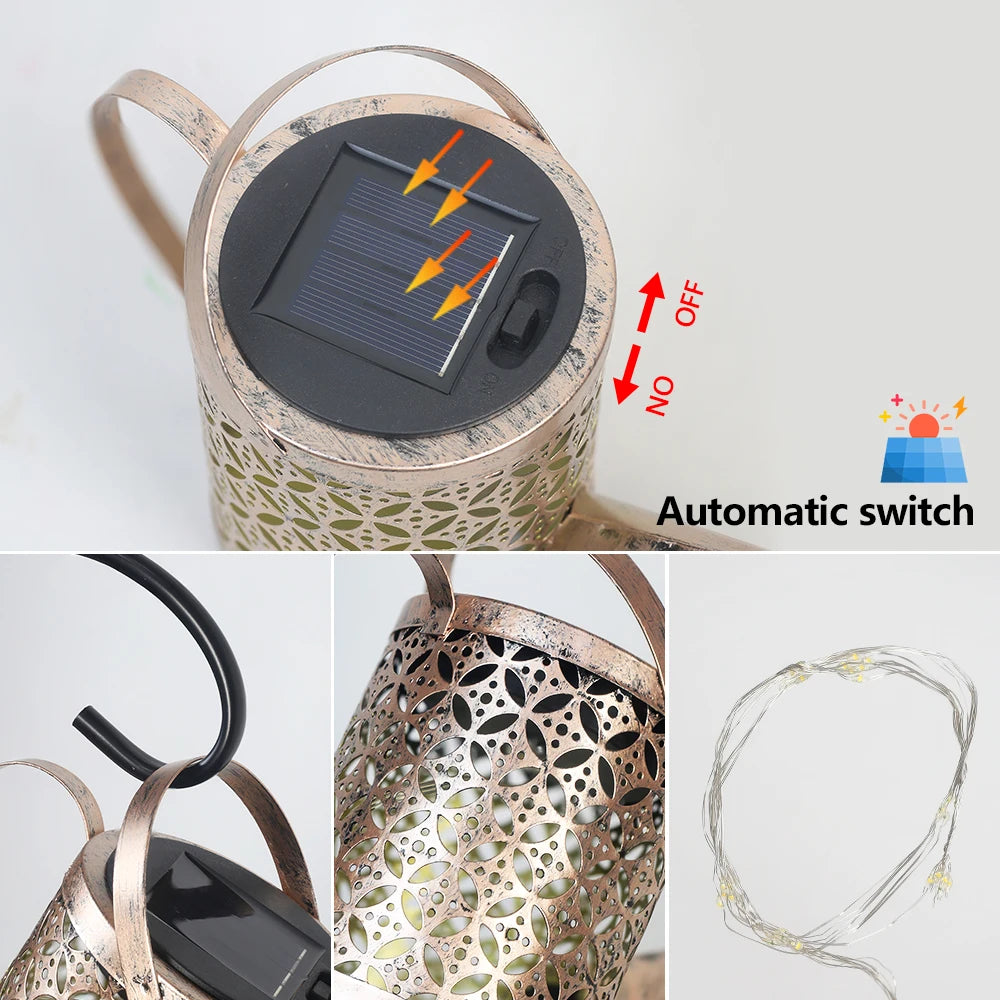 LED Solar Watering Can
