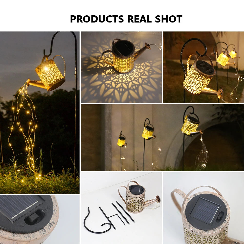 LED Solar Watering Can