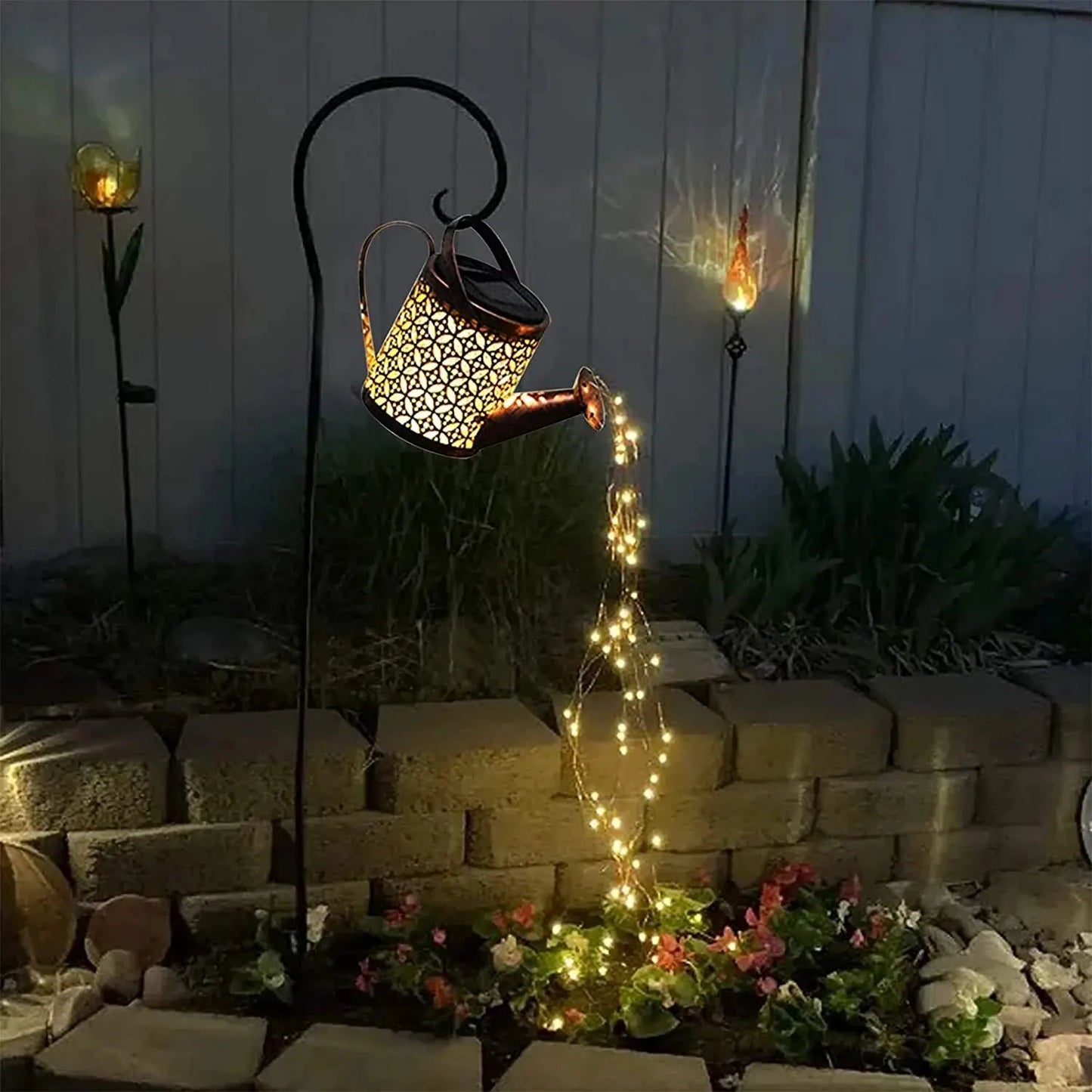 LED Solar Watering Can