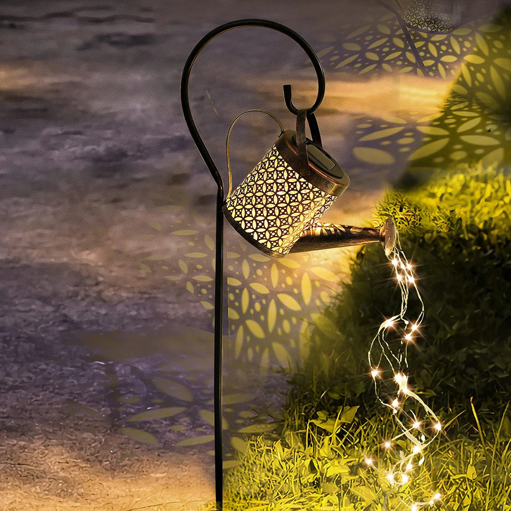 LED Solar Watering Can