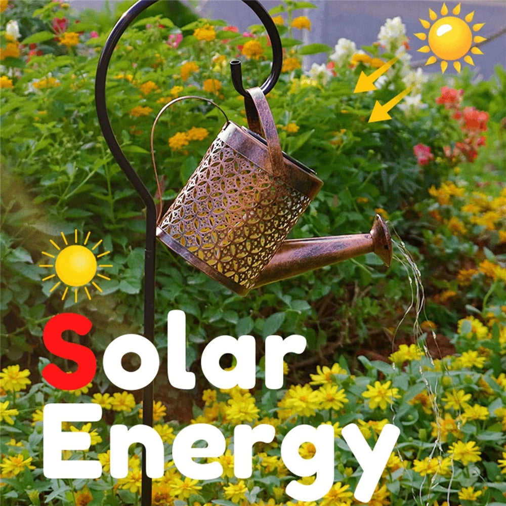 LED Solar Watering Can