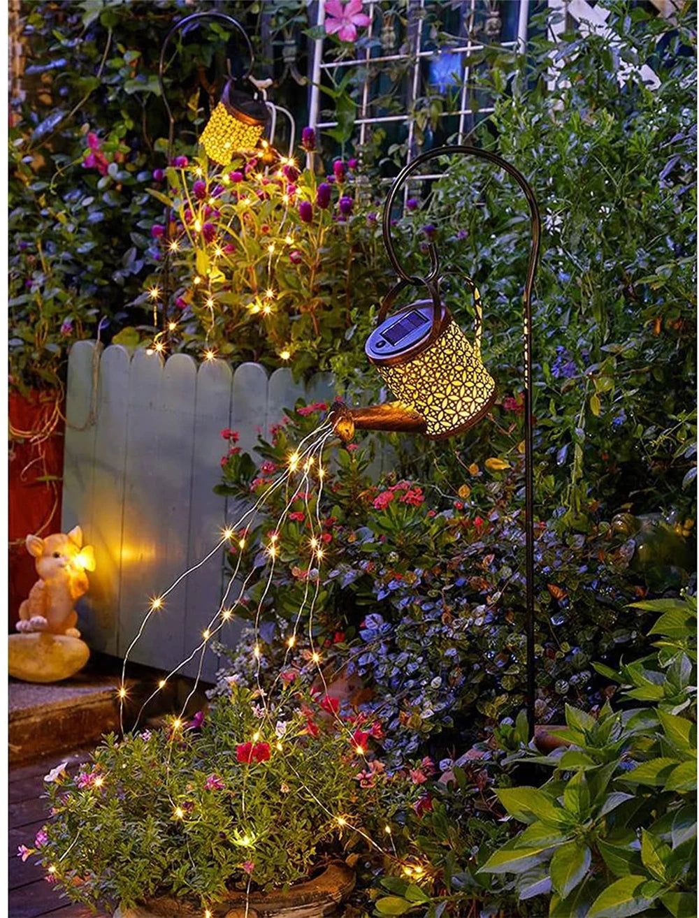 LED Solar Watering Can
