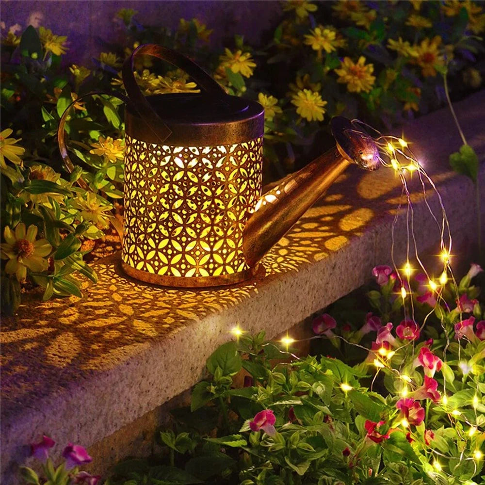 LED Solar Watering Can