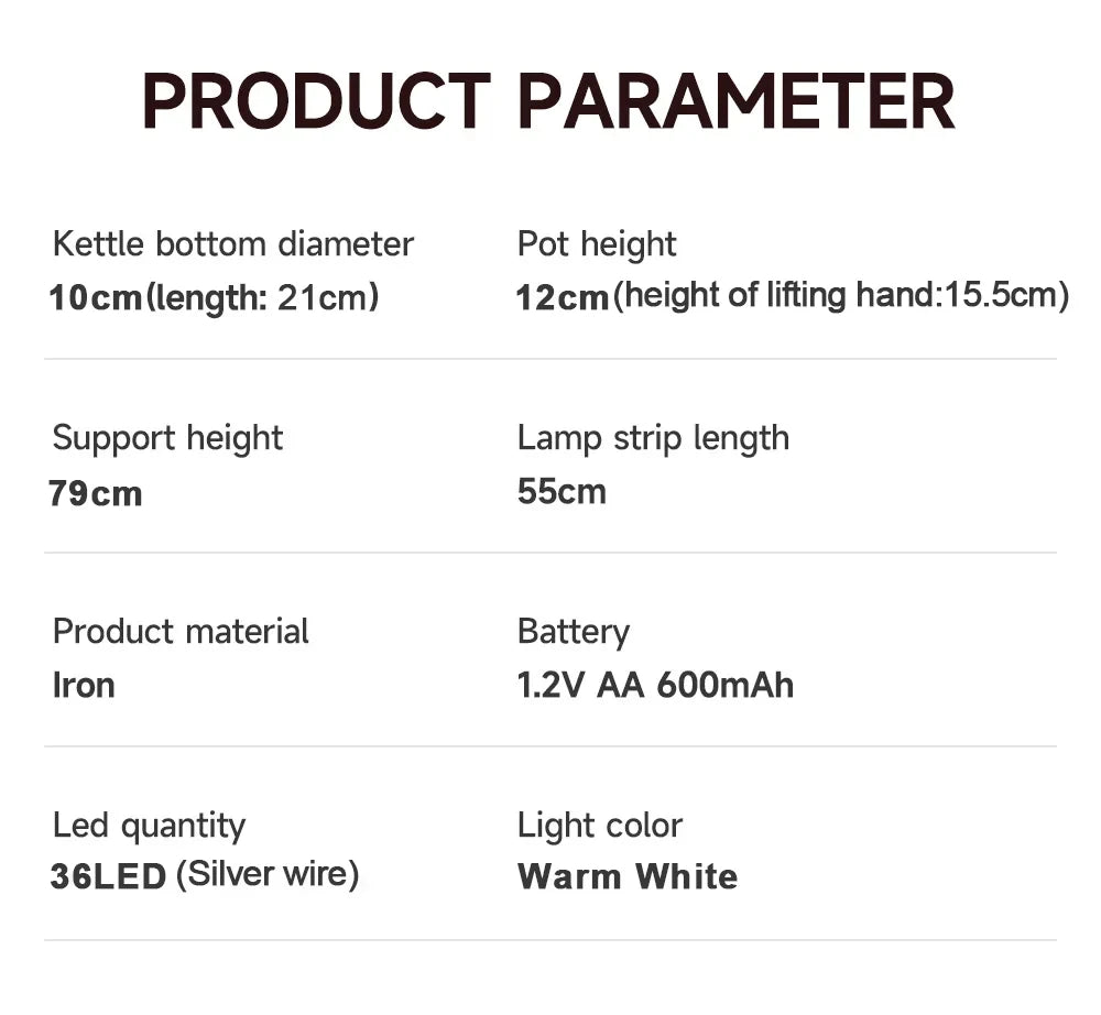 LED Solar Watering Can